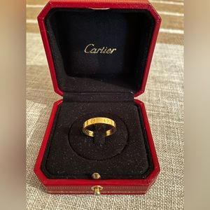 Cartier love wedding band